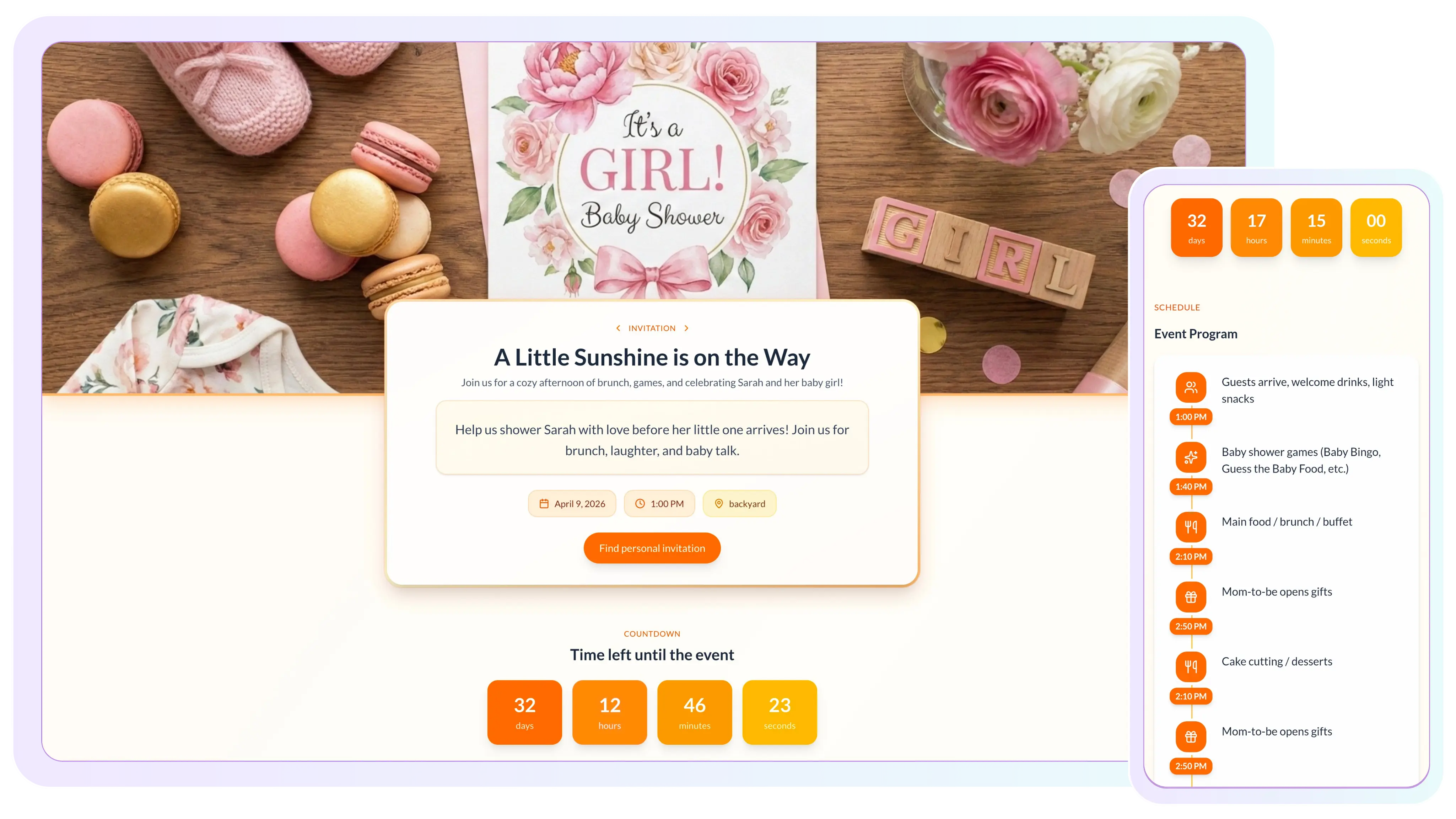 Digital invite feature preview