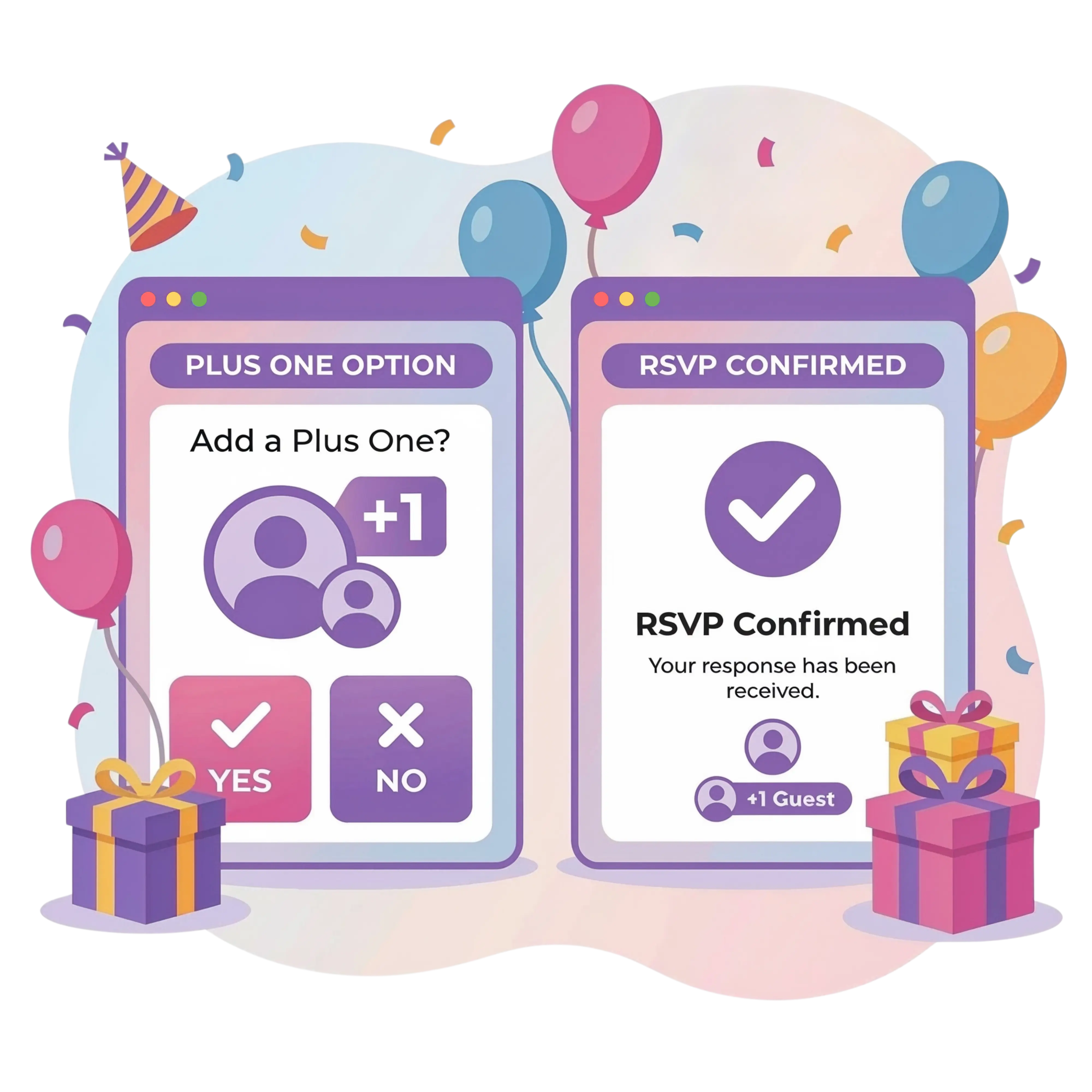 Export guest list for caterers and vendors