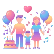 Parents solution for kids birthday planning with wishlist and RSVP